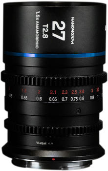 LAOWA Nanomorph 1.5x S35 Prime 27mm T2.8 Nikon Z Blue
