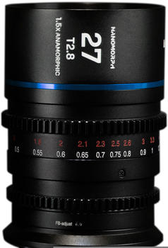 LAOWA Nanomorph 1.5x S35 Prime 27mm T2.8 Fuji X Blue