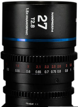 LAOWA Nanomorph 1.5x S35 Prime 27mm T2.8 L-Mount Blue