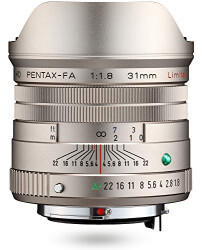 Pentax HD FA 31mm f1.8 AL Limited silber