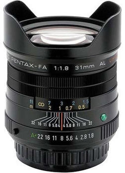 Pentax smc FA 31mm f1.8 AL Limited schwarz