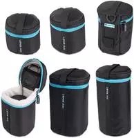 Lens-Aid Objektivtasche mit Zipper XXS