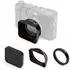 NiSi JetMag Pro Kit for Fujifilm X100 (UV + Lens Hood + Cap) Black