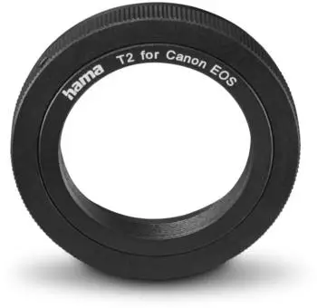 Hama Objektiv- Adapter mit T2 Anschluss für Canon EOS Kameras