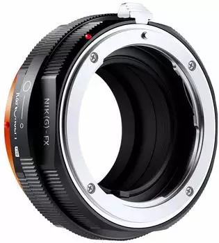 K&F Concept NIK(G)-FX für Nikon G/F/AI/AIS/D Objektiv auf Fujifilm Fuji FX Kamera mit Blendenring (KF06.443)