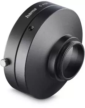 Hama für Nikon-F-Objektive an C-Mount-Kameras Schwarz