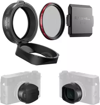 Freewell The Real Lens Hood Hybrid CPL/Mist-Filter für FujiX100VI/X100V (FW-FU-XBR)