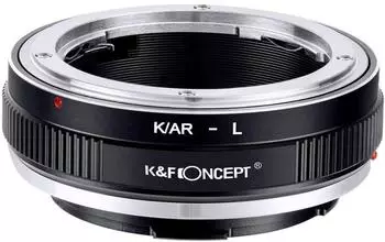 K&F Concept Objektivadapter K/AR-L Konica AR auf L-Mount, manueller Fokus (K/AR-L)