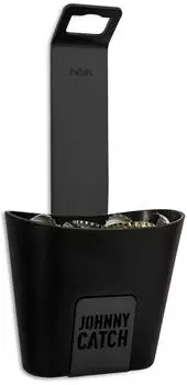 Höfats Johnny Catch Cup Flaschenöffner mit Auffangbehälter, schwarz