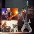LuxusKollektion Flaschenöffner E-Gitarren-Form, Metall, silber, mit Geschenkbox