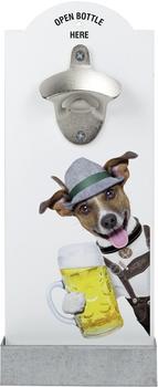 Stiefelmayer-Contento Contento Wandflaschenöffner Hund mit Bier