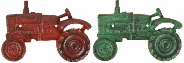 Esschert Flaschenöffner Traktor , aus dem Material Gusseisen , 20,8 x 0,9 x 23,3 cm