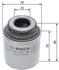 Bosch Ölfilter für VW Golf VI Touran Tiguan Audi A3 Skoda (F 026 407 181)