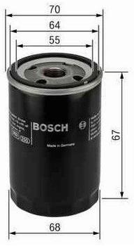 Bosch Ölfilter für für Suzuki Splash Chevrolet Matiz Daihatsu (0 986 452 058)
