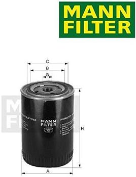 Mann Filter Ölfilter für ISUZU D-Max I (W 8018)