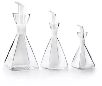 ibili Pyramidenförmiger Ölspender Glas Transparent 250ml (746902)