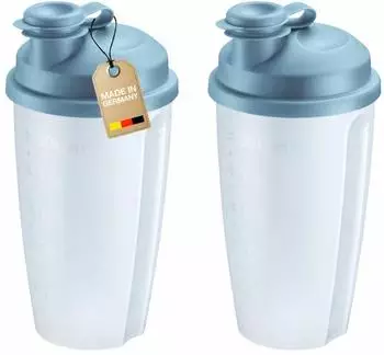 Westmark Mixery Dressingshaker 2er-Set blau 0,5l (243522EB)