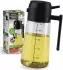 GOURMETmaxx Ölsprüher / Ölspender 2-in-1 Glas 0,47 l Transparent