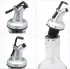 Relaxdays Essig- und Ölspender mit Ausgießer, Glas, 2x250ml (10029996)