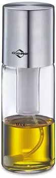 Küchenprofi Ölsprüher Puglia Silber Metall Glas 0,07 L 5.3 x Ø 16 cm