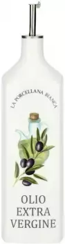 La Porcellana Bianca Conserva Ölflasche quadratisch, Keramik, 1,1L (P01260254D)