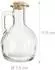 Relaxdays Öl- & Essigkanne, Glas, Korken, 180ml, 8er-Set