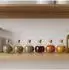 Relaxdays Glasflaschen mit Korken 260ml, 6er-Set