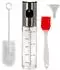 Intirilife Öl-Sprühflasche 4-teiliges Set 100ml, Glas, transparent (IL-100761)