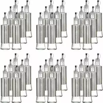 Ritzenhoff & Breker Basic Essig- & Ölflasche 320ml, Glas & Edelstahl, 36-teilig