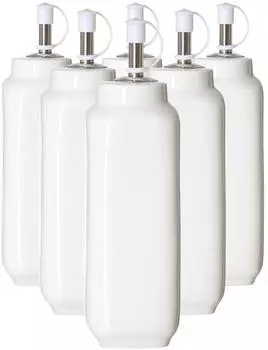 Ritzenhoff & Breker Bianco Essig-/Öl-Flasche, Keramik, weiß, 9,5cm