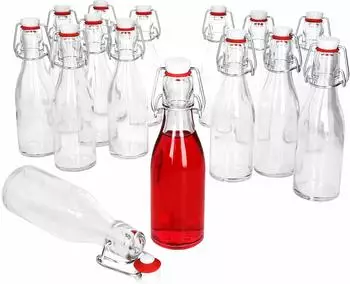 MamboCat Bügelflasche 15er Set, Glas, 200ml (4250857294800)