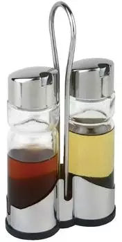 APS CF296 Menage-Set mit St&auml;nder, Glas, Edelstahl (CF296)