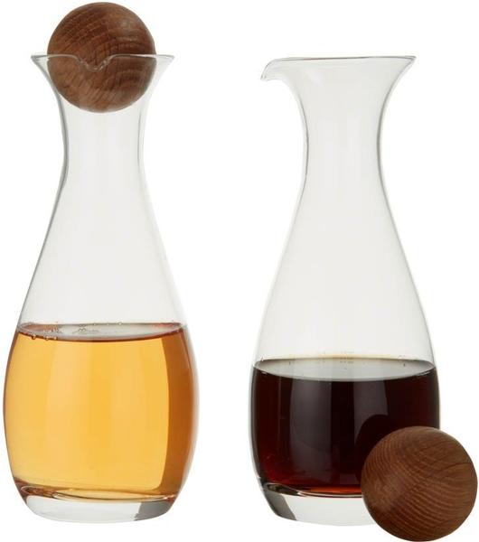 Sagaform Essig/Öl-Flasche mit Holzkugel