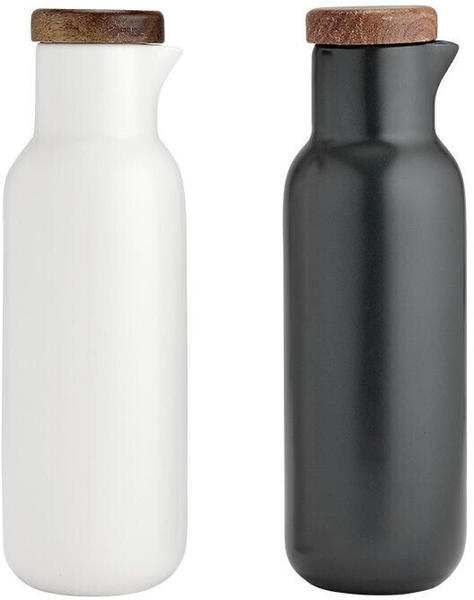 Ladelle Essentials Essig- Öl-Set weiß/ schwarz