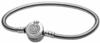 PANDORA Funkelndes Crown O Schlangen-Gliederarmband in Silber 21cm, 599046C01-21