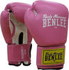 BENLEE Boxhandschuhe aus Artificial Leather Rodney Pink/White 14 oz
