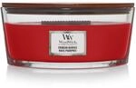 WoodWick Ellipse Duftkerze | Crimson Berries | mit knisterndem Docht | Brenndauer: