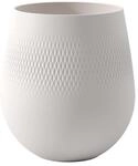 Villeroy und Boch Collier Blanc Vase Carr&eacute; No. 1, 20,5 x 20,5 x 22,5 cm-Gro&szlig;,