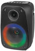 LogiLink SP0058 - Mobiler Bluetooth Lautsprecher mit Party Light + FM Radio, TWS