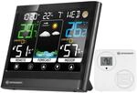 Bresser MeteoTemp BF Funk Wetterstation mit Touch-Display, Au&szlig;ensensor,
