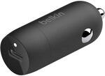 Belkin BoostCharge 30-W-Kfz-Schnellladeger&auml;t, Zigarettenanz&uuml;nder USB,...