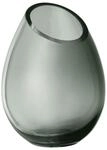 Blomus - Vase, Blumenvase -Drop- Glas - Smoke/grau - D: 12,5 cm