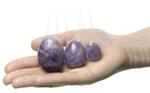 La Gemmes E29230 Yoni Ei reiner Amethyst, 90 g