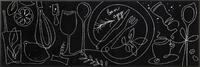 wash+dry Fu&szlig;matte Fine Dining 60x180cm, innen und au&szlig;en, waschbar