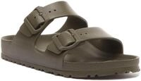 Birkenstock Damen Slides, Green, 37 EU Schmal