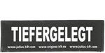 JULIUS K-9 Klettaufschrift, TIEFERGELEGT, gro&szlig;, Schwarz