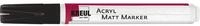 KREUL 46239 - Acryl Matt Marker Medium, mit Rundspitze ca. 2 - 4 mm, schwarz, matte,