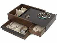 Umbra Stowit Design Schmuckkasten – moderne Schmuck Box mit Geheimfächern...