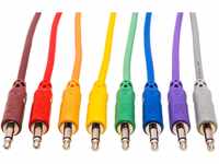 Hosa CMM-830, Unbalanced Patch Cables, 3.5 mm TS to Same, 1 ft