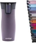 Contigo Thermobecher West Loop Autoseal, Edelstahl Isolierbecher, Reisebecher,